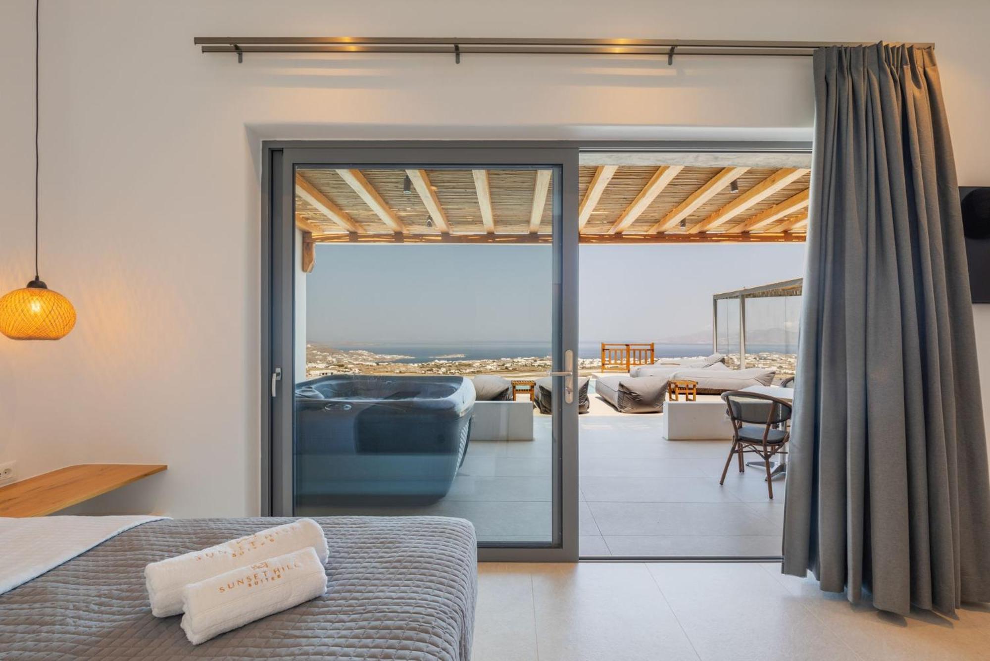Mykonos Town Sunset Hill Suites מראה חיצוני תמונה